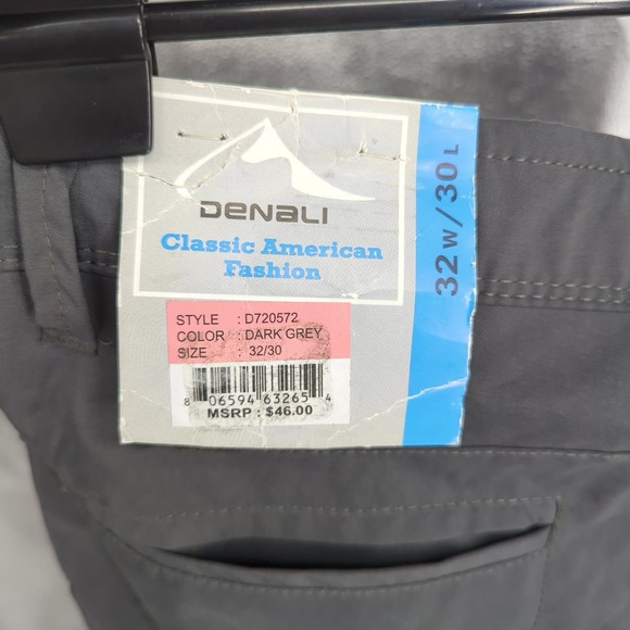 NWT Denali Gray Technical Stretch Pants 32Wx30L - Picture 4 of 8